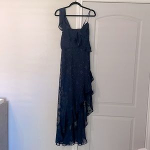 Lulus Navy Rose Dress